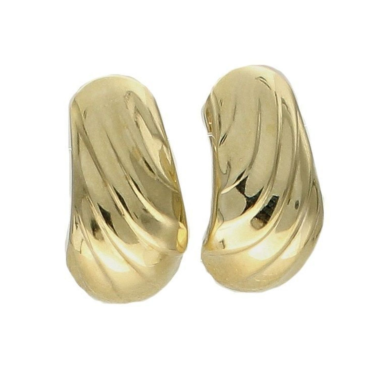 Złote kolczyki pr 333 blaszki nacinane KL 4394A 333. Złote kolczyki wykonane z dbałością o każdy szczegół i detal. Kolczyki zachowane w prostej formie blaszki. Elegancka biżuteria posiada wygodne zapięcie t.jpg